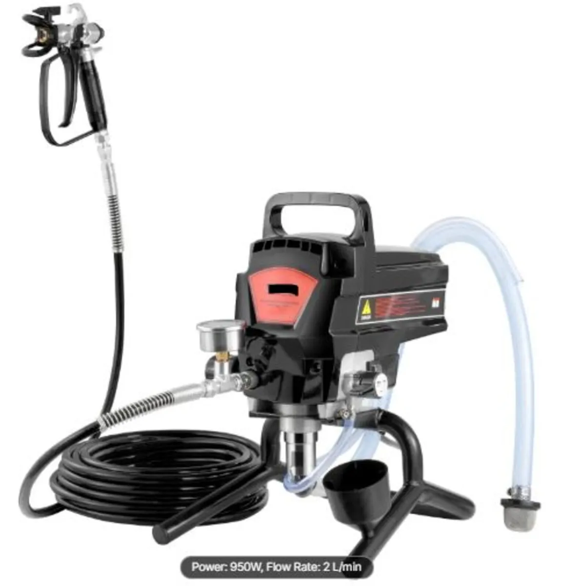 Stand Airless Paint Sprayer, 950W 3000PSI High - Image 4