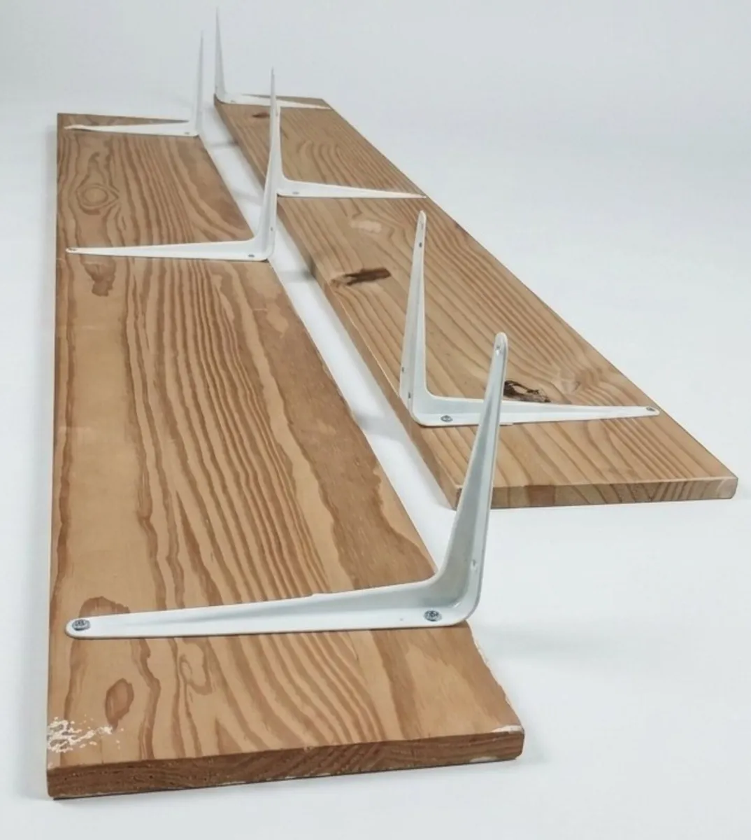 Solid Timber Floating Shelves – Ready to M