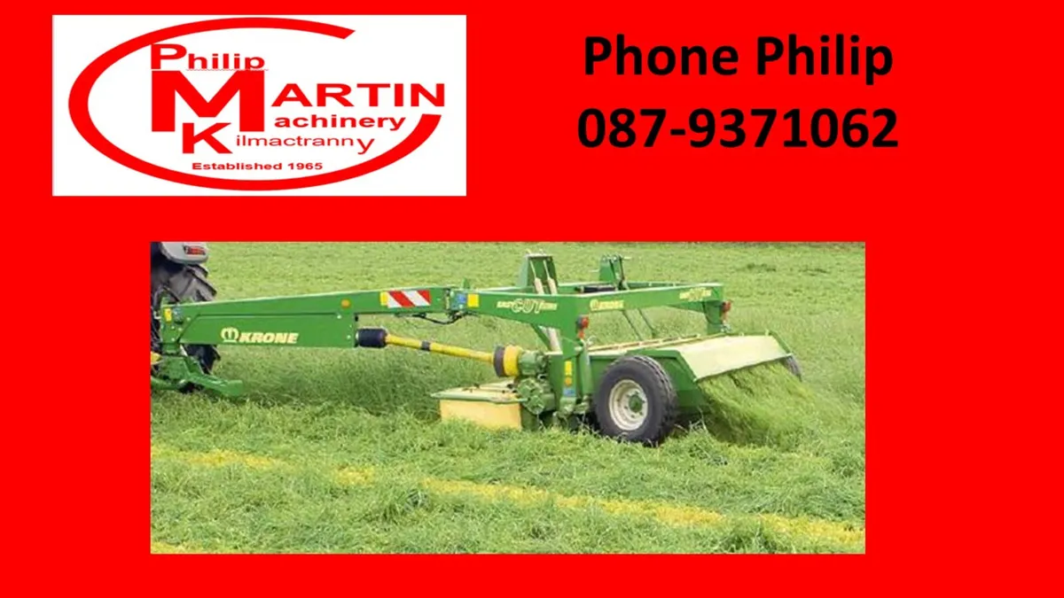 Krone Trailed Conditioner Disc Mower - Image 1