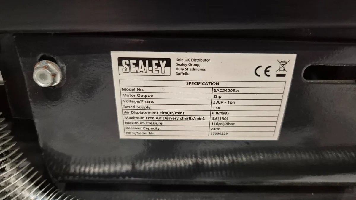 Sealey compressor 24l - Image 2