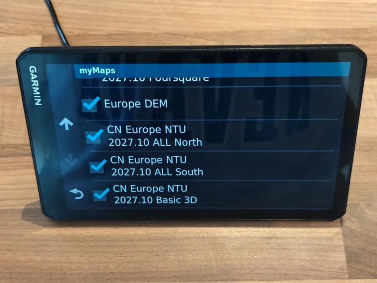 Garmin LGV700 HGV sat nav - Eircodes - Europe map - Image 4
