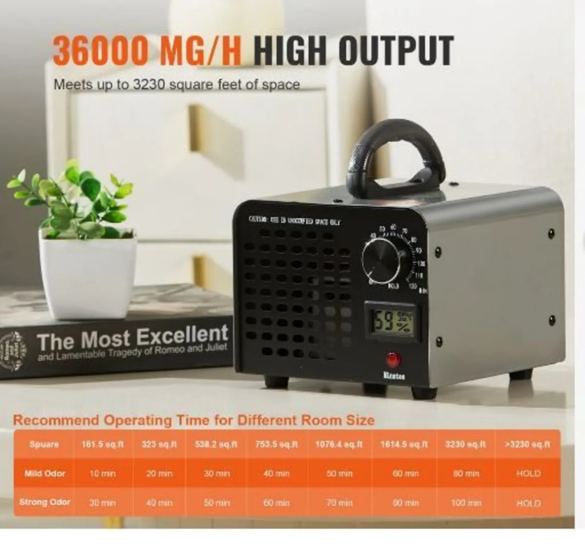 Ozone Generator 36000mg/h Ozone Machine - Image 2