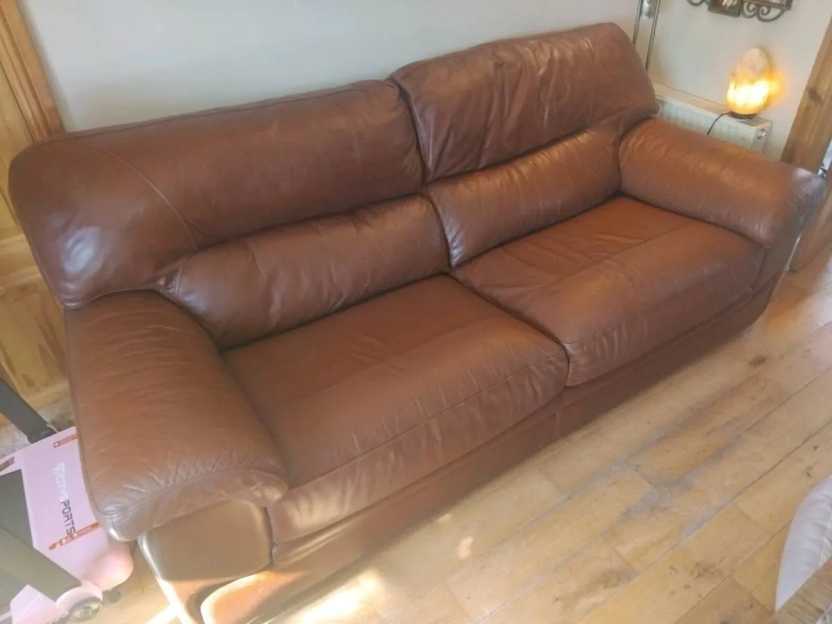 Leather sofa - Image 1