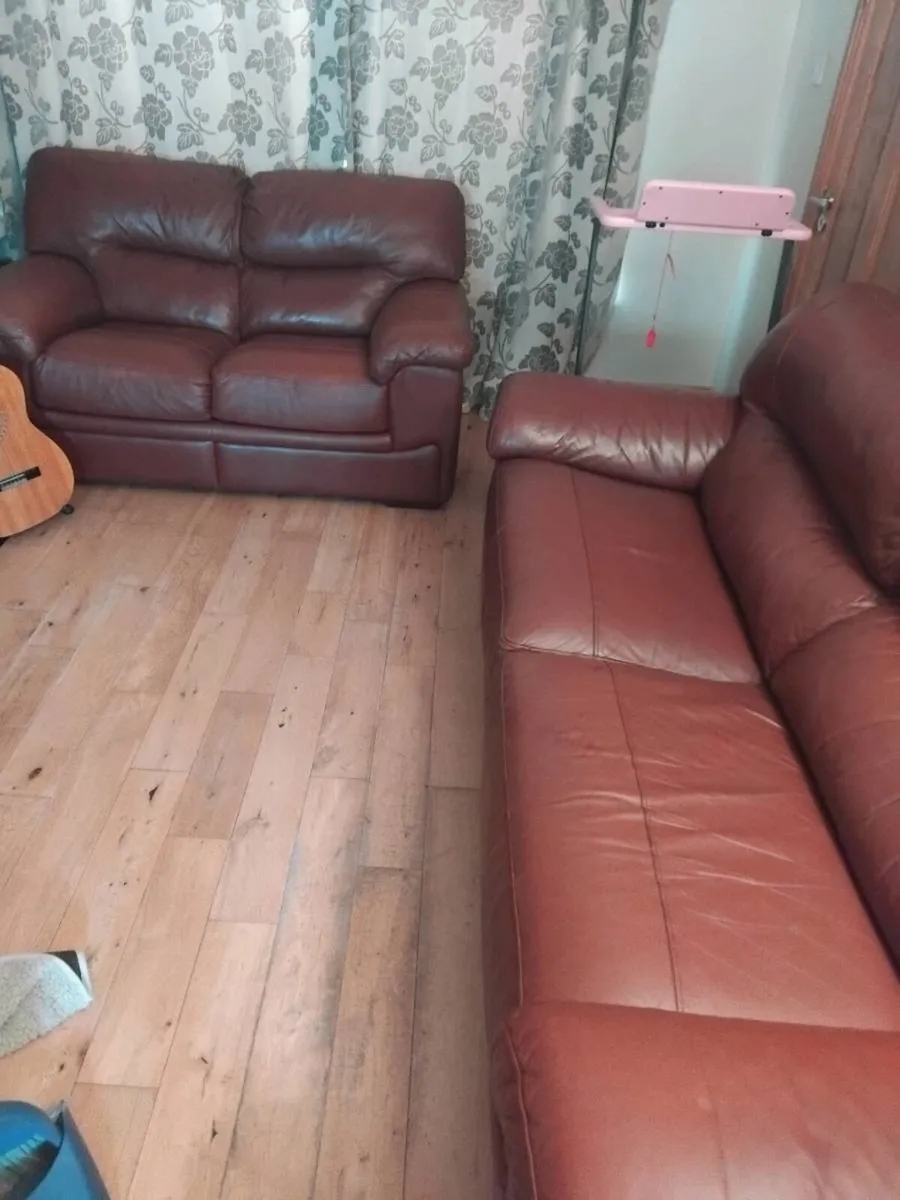 Leather sofa - Image 3