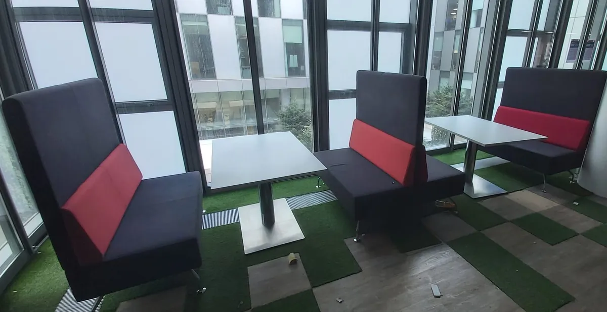 Complete Office Booth Seating Set - Image 1