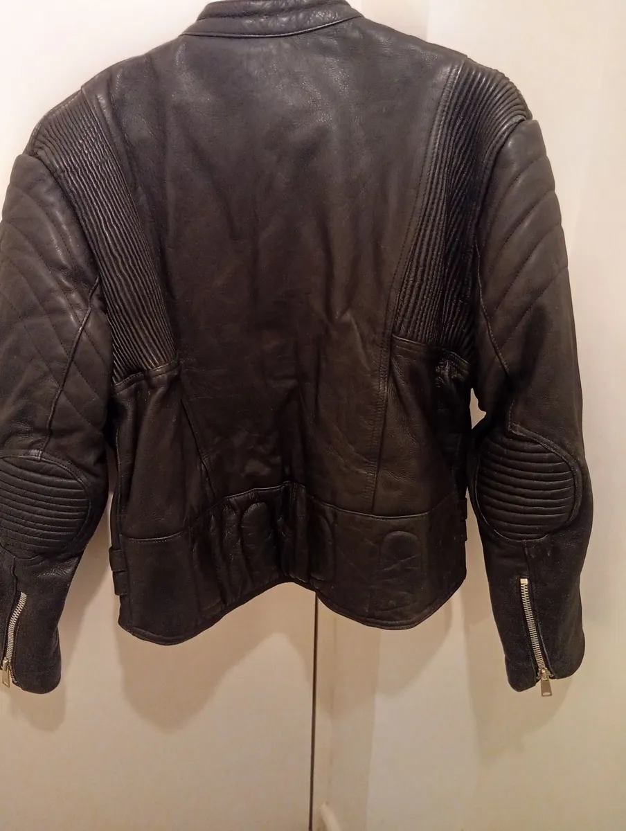 Original Genuine Classic leather moto jacket - Image 3