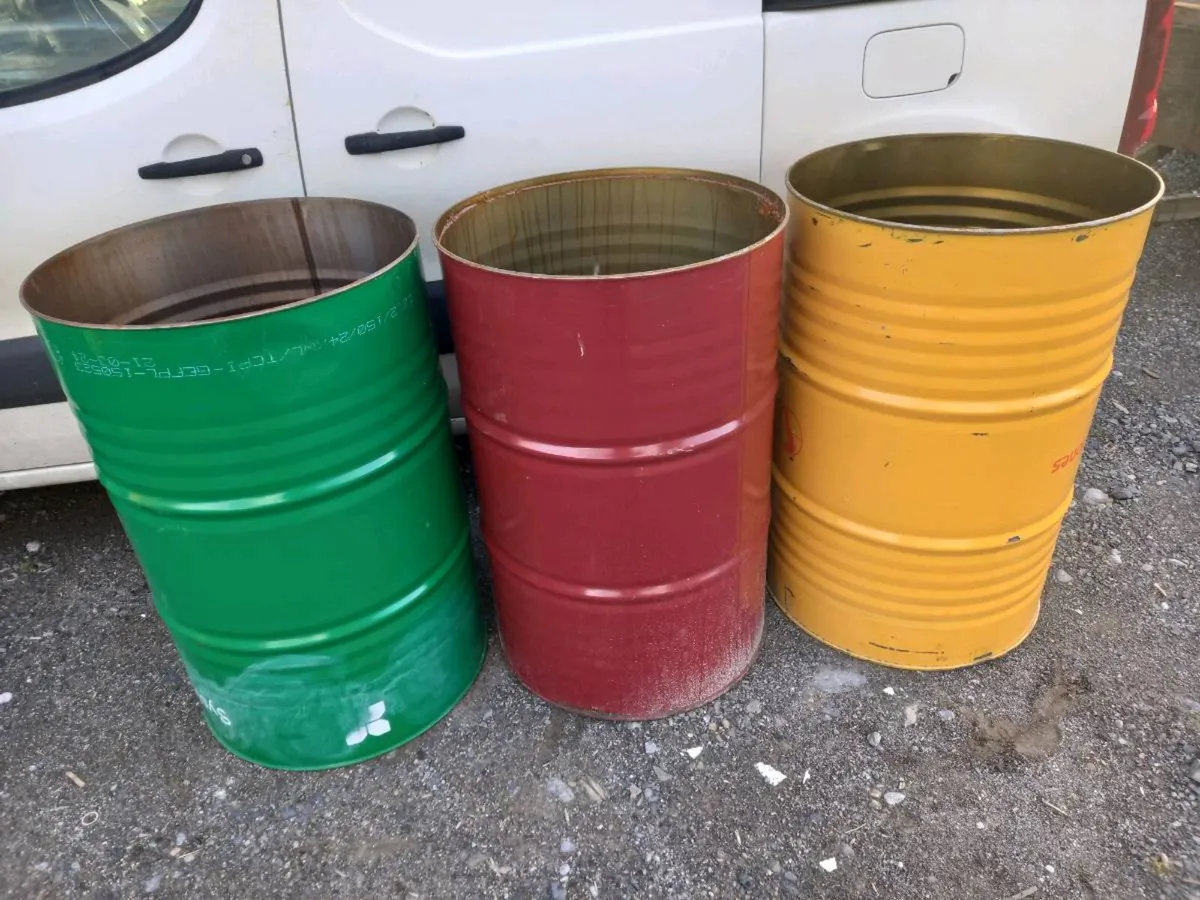 Steel barrels (open top) no lid. - Image 4