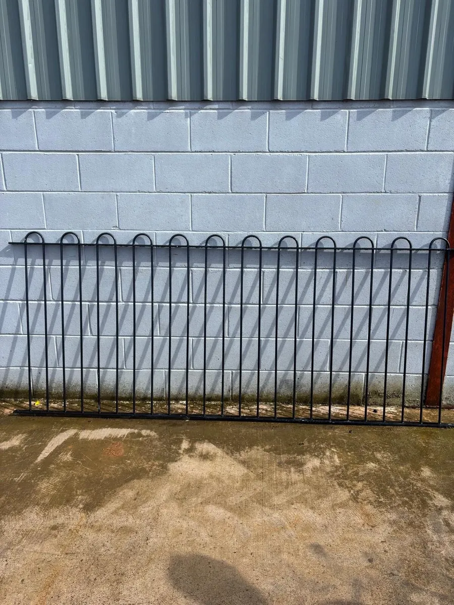Bow top railings & gate - Image 4