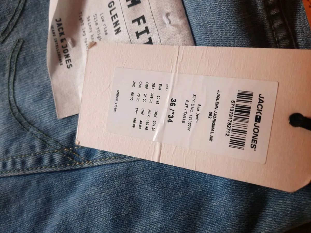 Jack n Jones jeans new - Image 3
