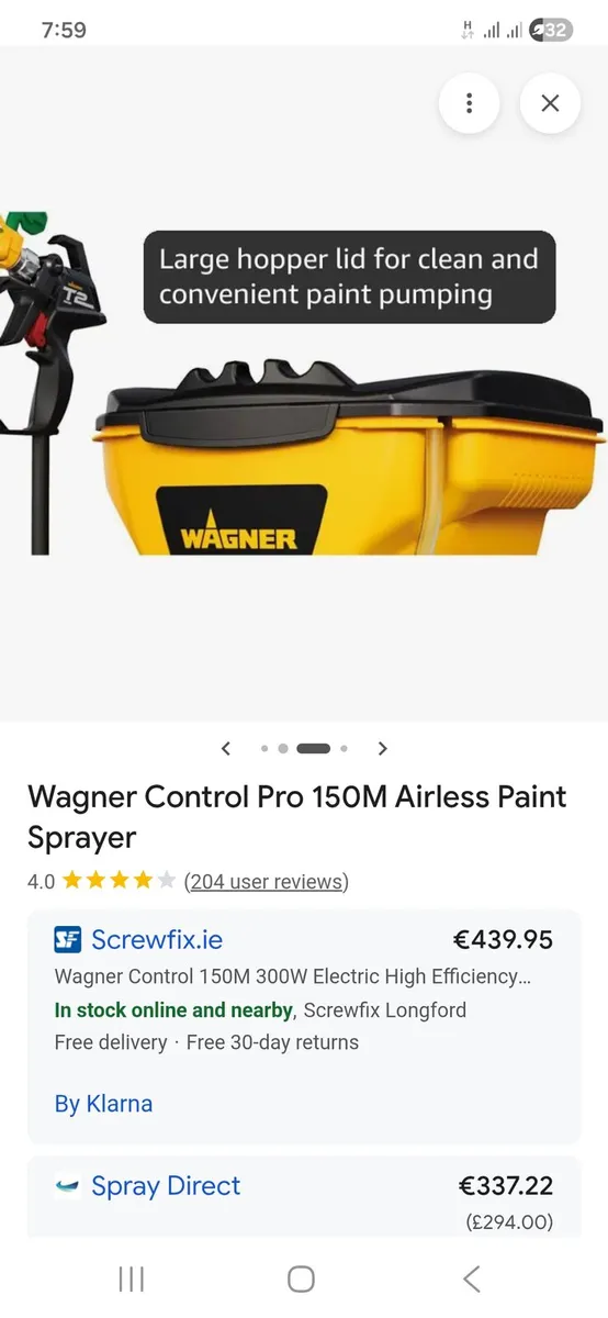 Was €440 now €270 new paint sprayer - Image 3