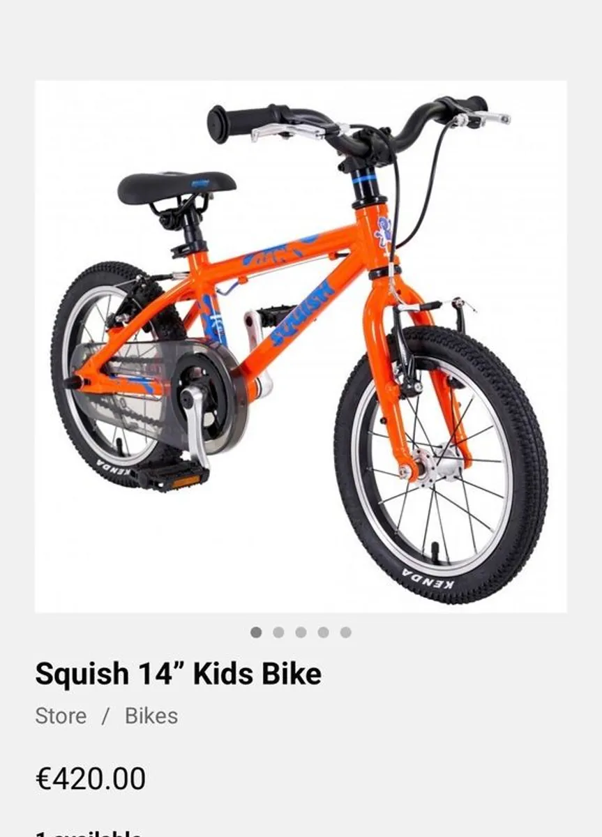 Squish lightweight 14 inch kids bike - Image 1