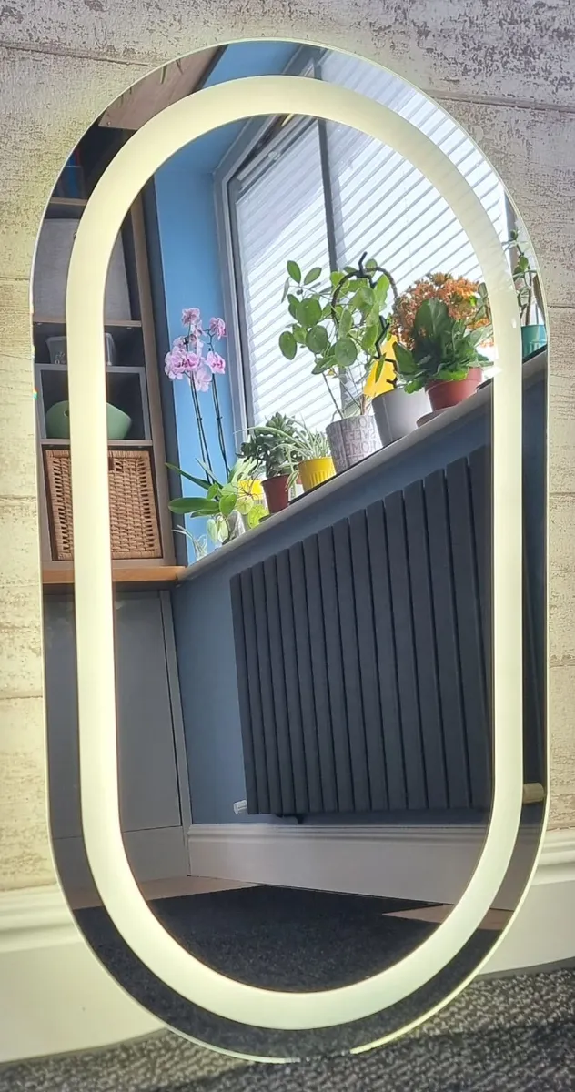 LED Bathroom Mirror Bluetooth Speakers Music - Image 2