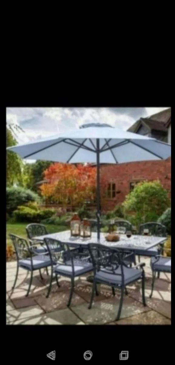 ***CLEARANCE***  Hartman Antique Grey 8 Seater - Image 1