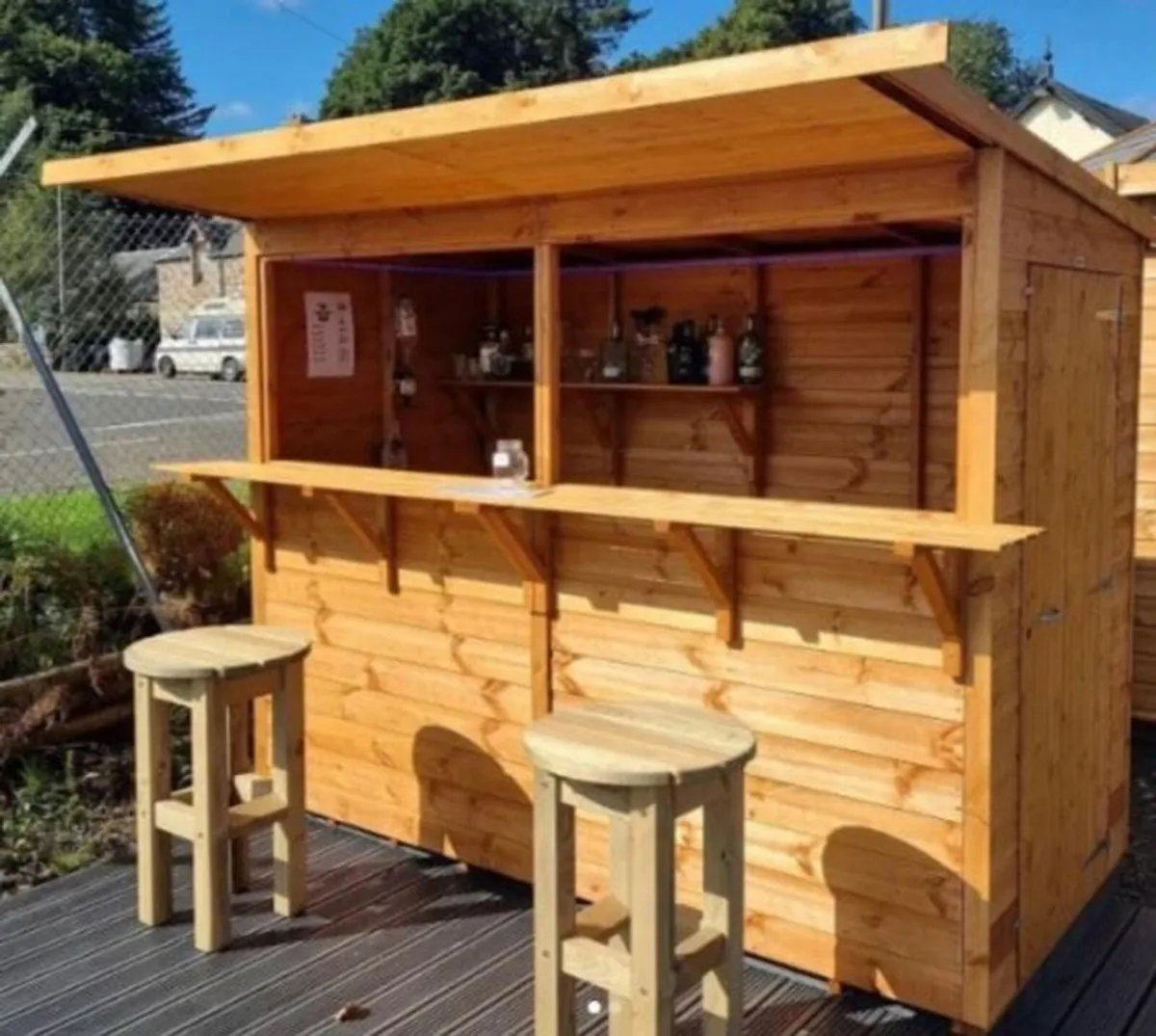 🪵 10x4 Timber Pub Bar / Shop Shed 🍺 – Garden Bar - Image 1