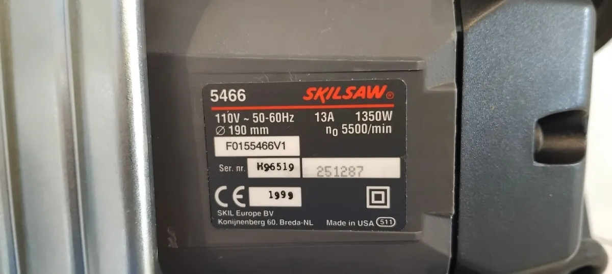Skilsaw Classic 190mm Circular saw 110v - Image 4