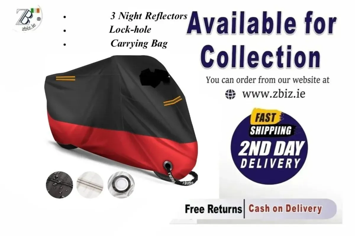 Motorcycle Cover 210D Waterproof For Outdoor bike - Image 1