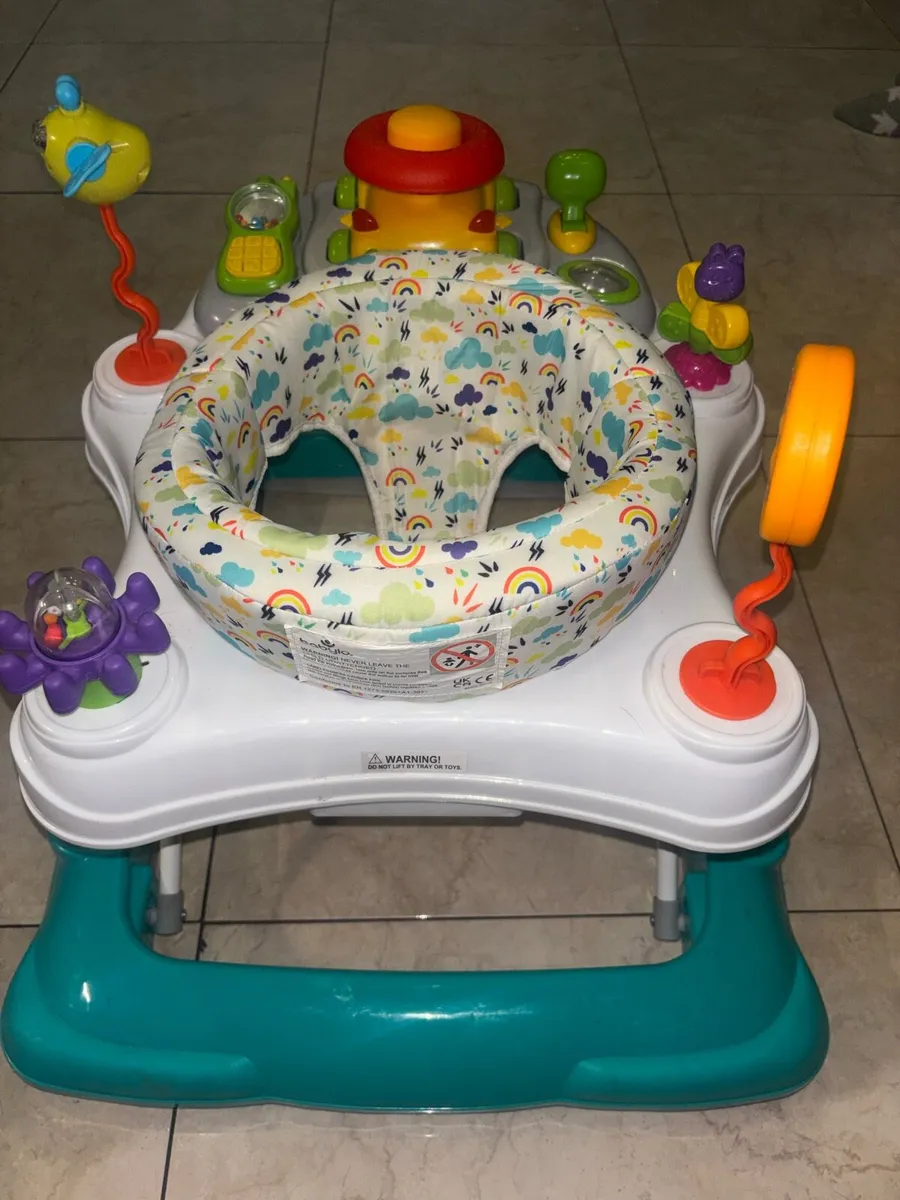 Babylo Twist About Baby Walker Colourful Clouds - Image 2