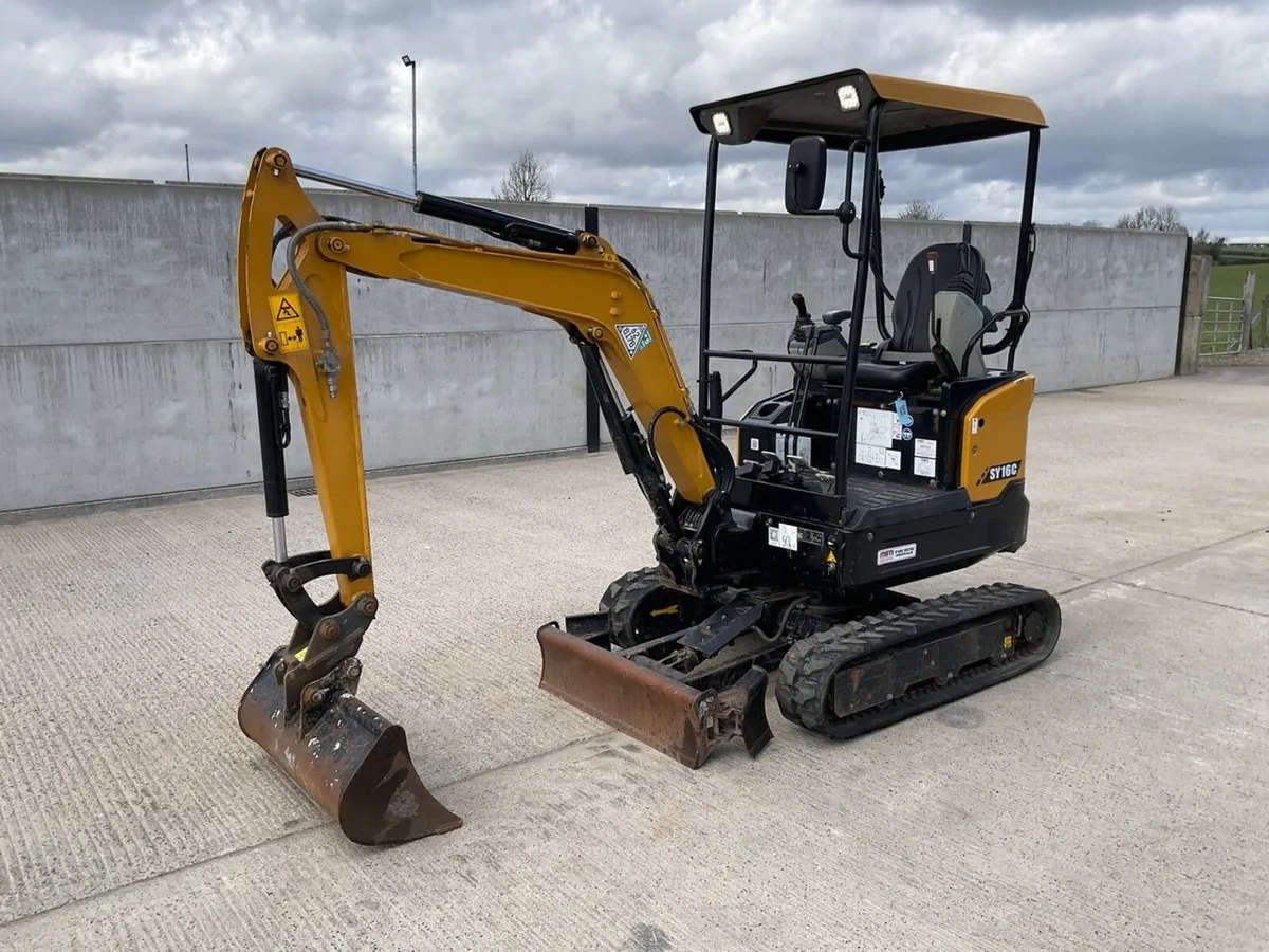 SANY SY16C 1.6 TON MINI DIGGER - Image 1