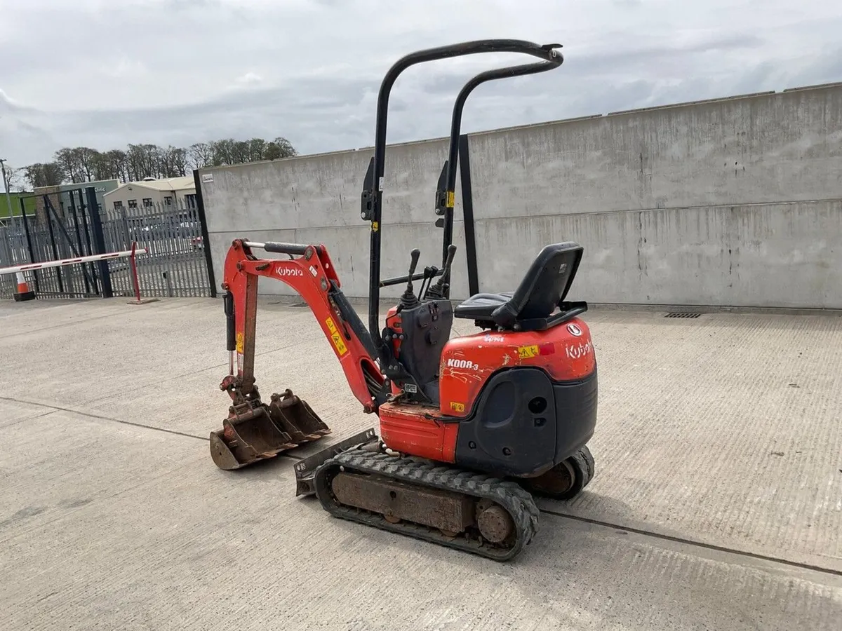 KUBOTA K008-3 1 TON MICRO DIGGER - Image 4