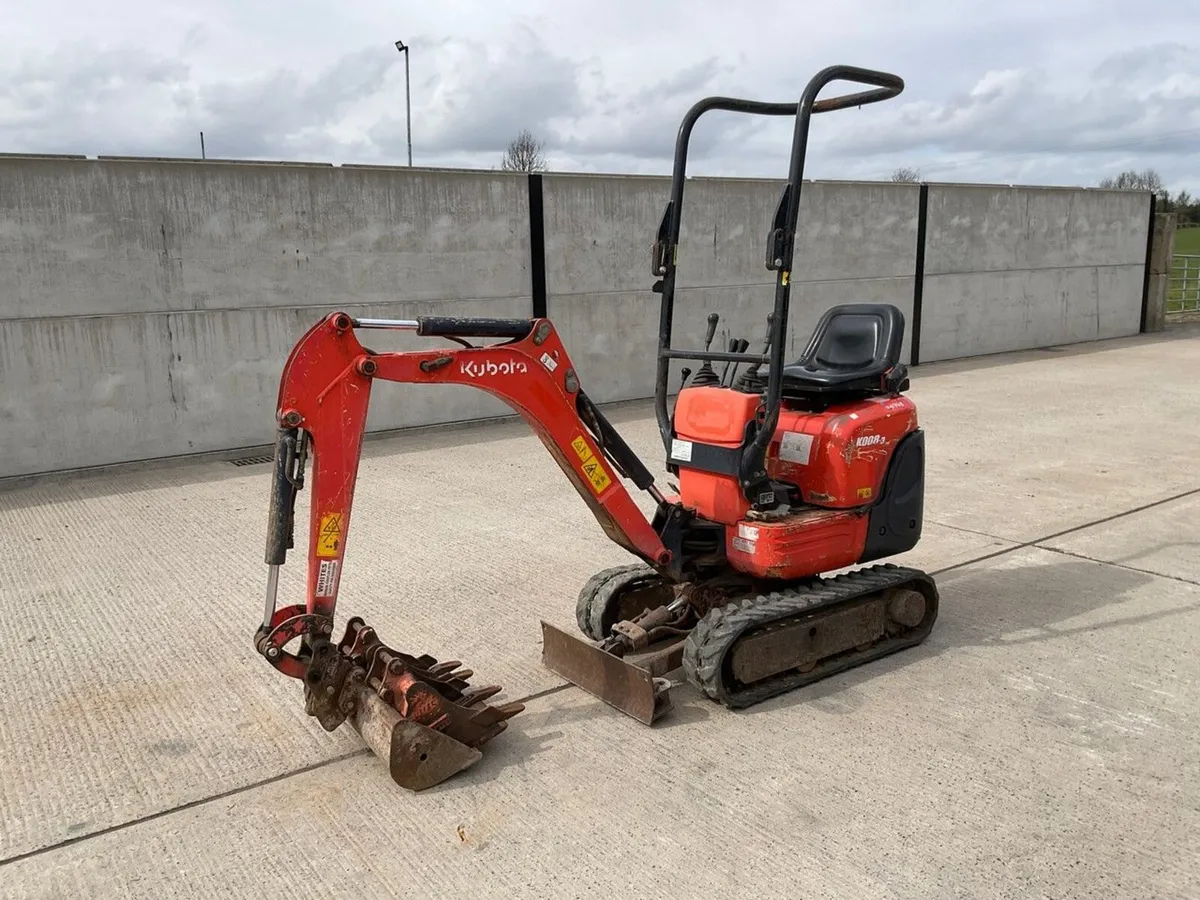 KUBOTA K008-3 1 TON MICRO DIGGER - Image 1