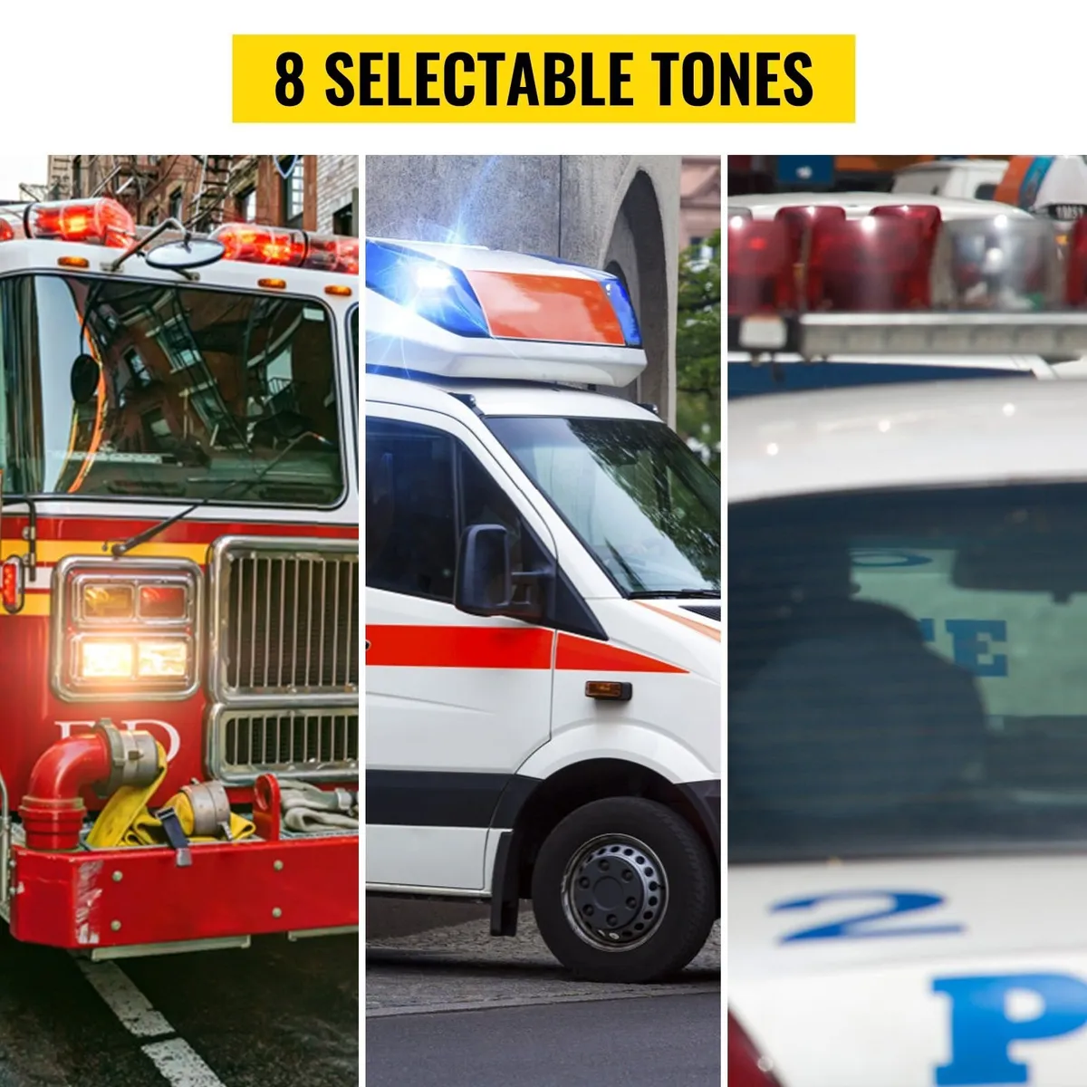 400W Car Warning Alarm Fire Horn PA Speaker System - Image 4