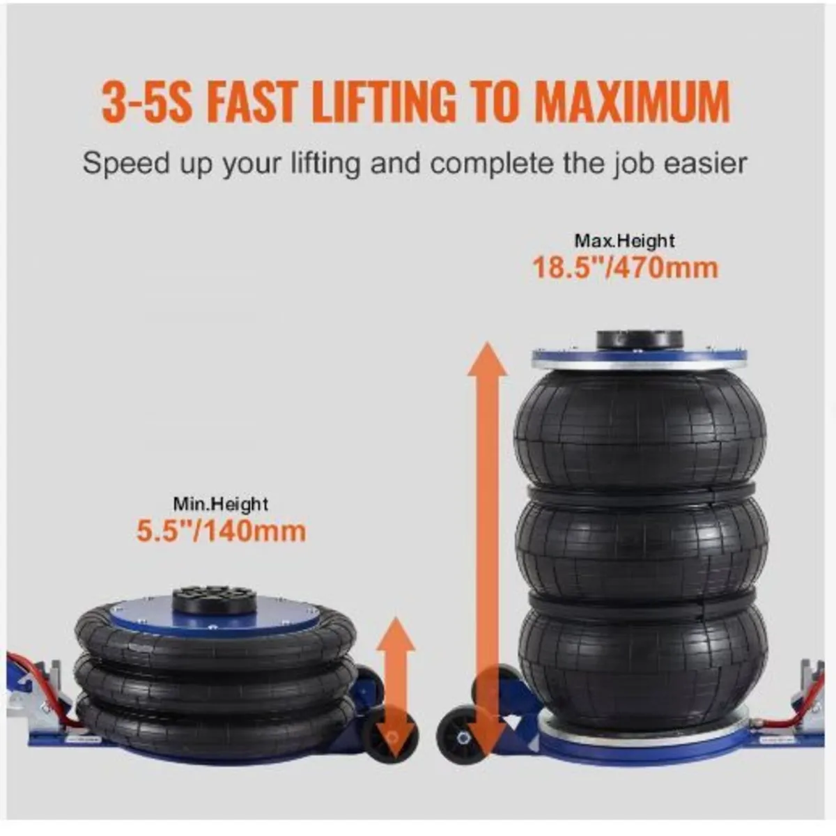 Air Jack, 5 Ton/11000 lbs - Image 3