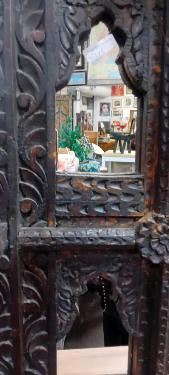Carved Jharoka Wall Mirror - Image 2