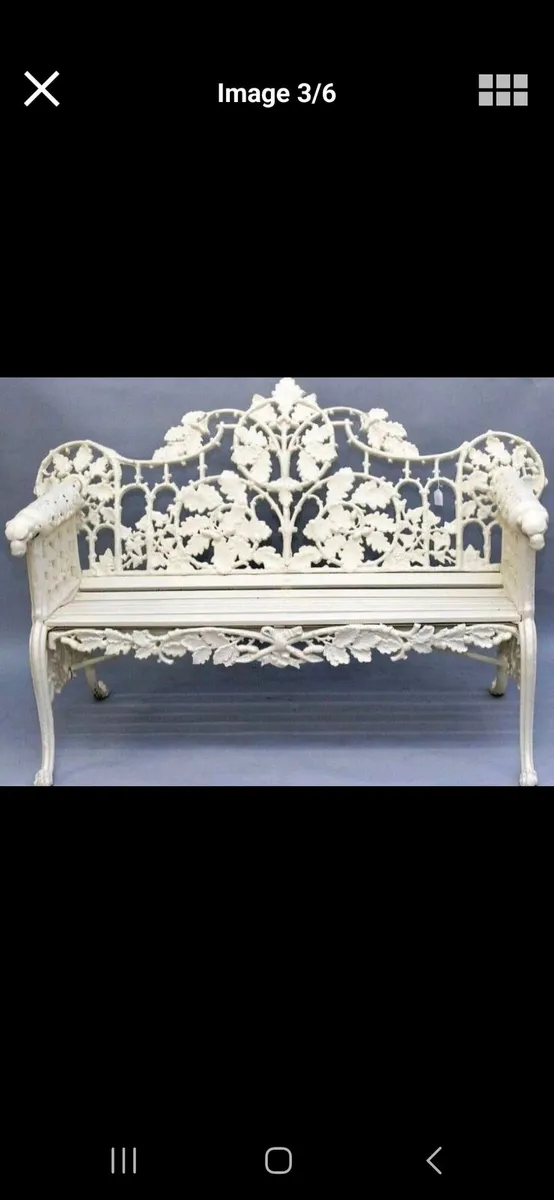 CAST IRON BENCH - Image 3