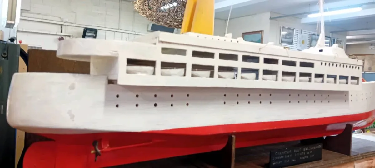 Handmade Model Of Carpathia Ship - Image 3