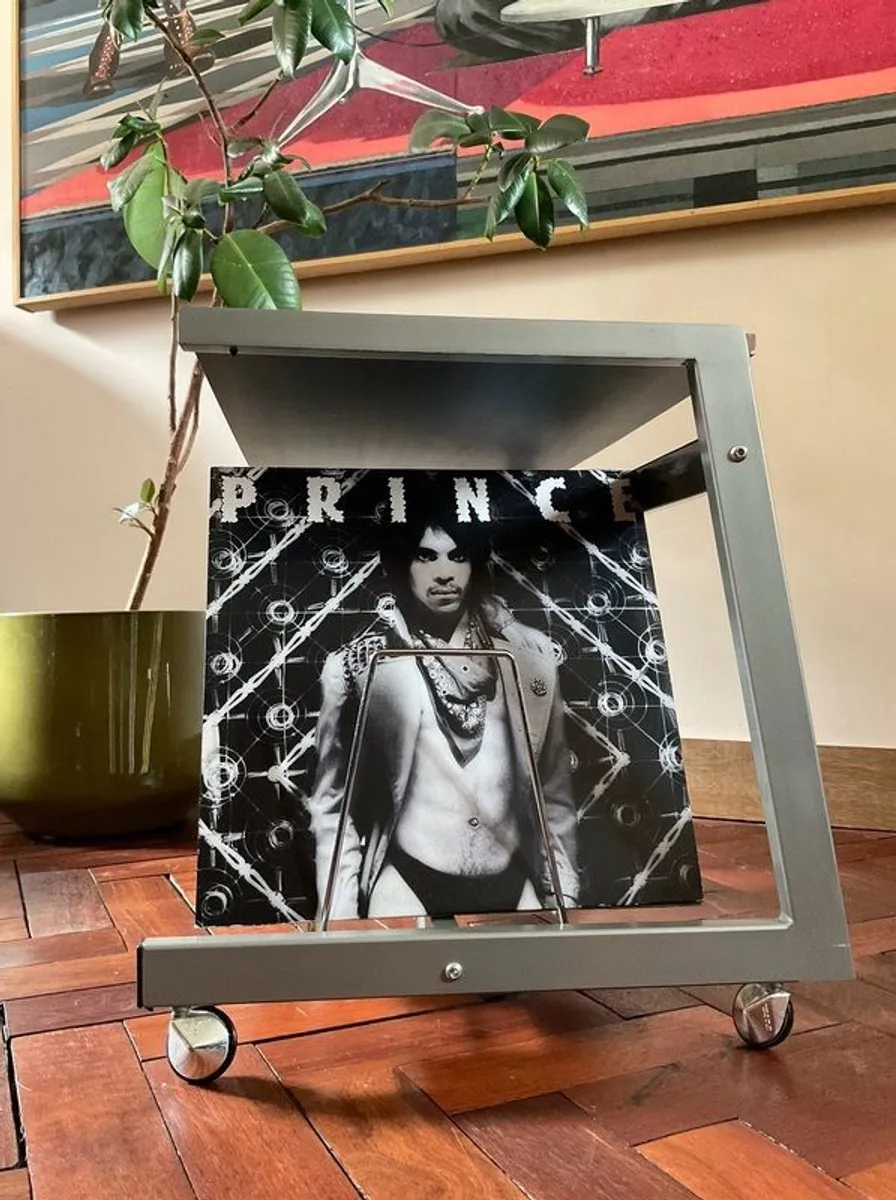 Vintage vinyl table mid century - Image 1