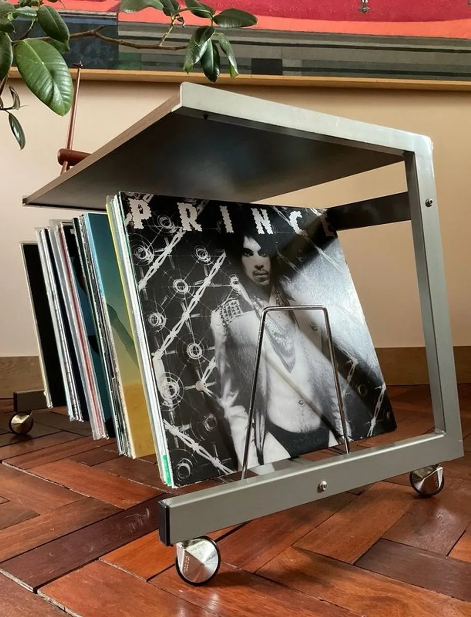 Vintage vinyl table mid century - Image 2