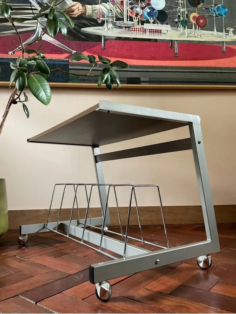 Vintage vinyl table mid century - Image 3