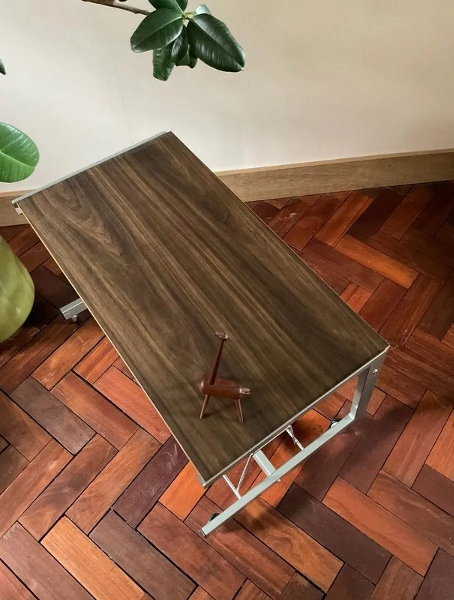 Vintage vinyl table mid century - Image 4