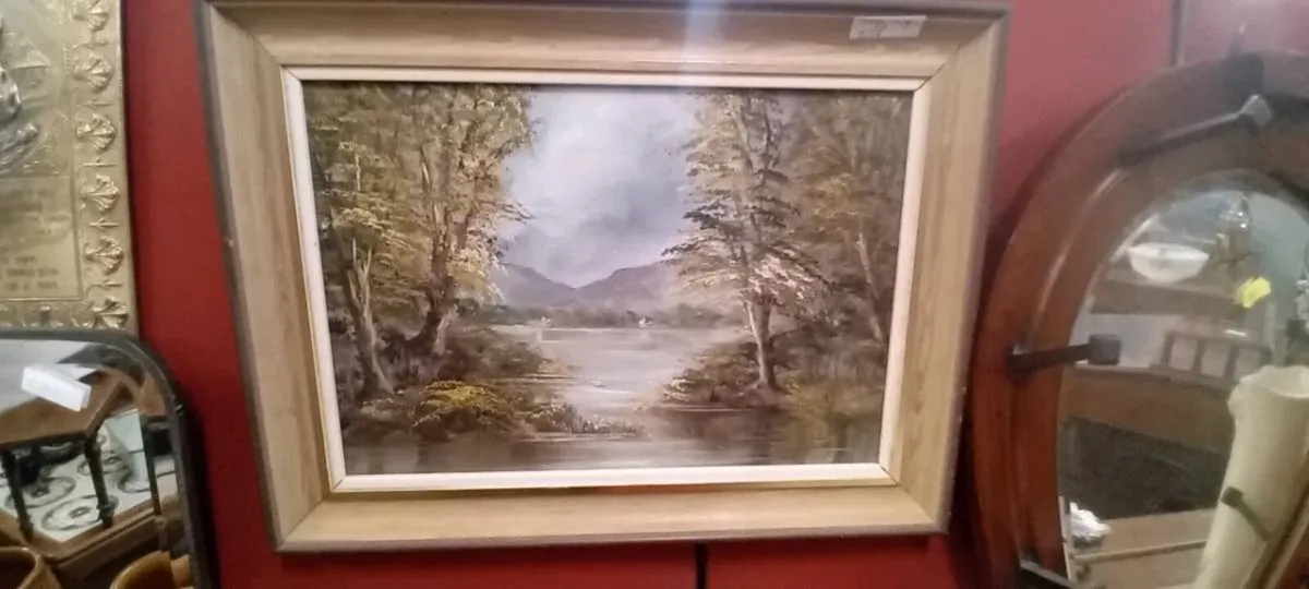 Original Mattie Waugh Oil On Canvas Painting - Image 1