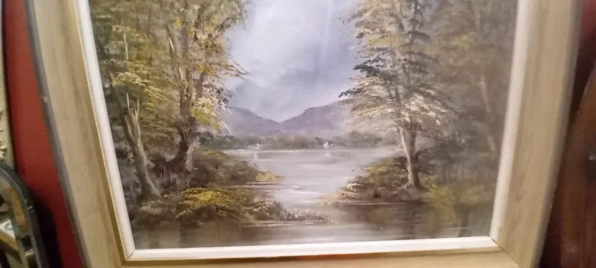 Original Mattie Waugh Oil On Canvas Painting - Image 2