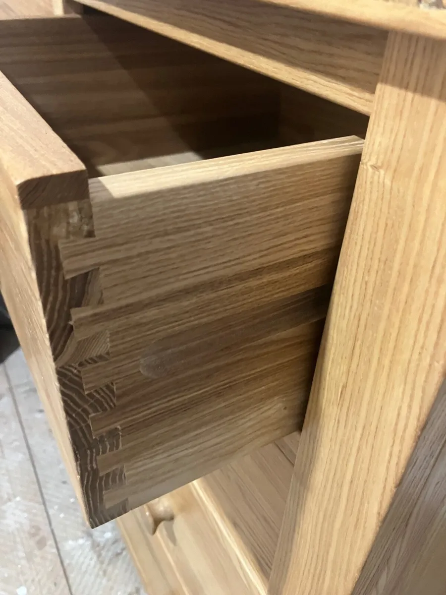 Chest of drawers - Solid Oak - Image 3