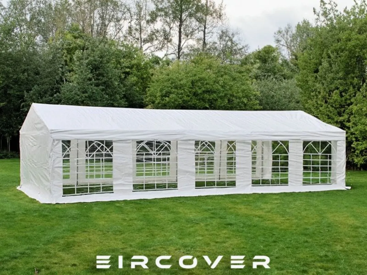 Standard Marquee 4m x 10m PE cover click up system - Image 1