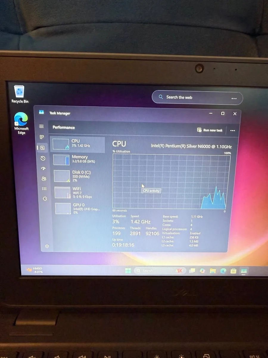 Dell Latitude 3120 Laptop Celeron/4GB/128SSD - Image 3