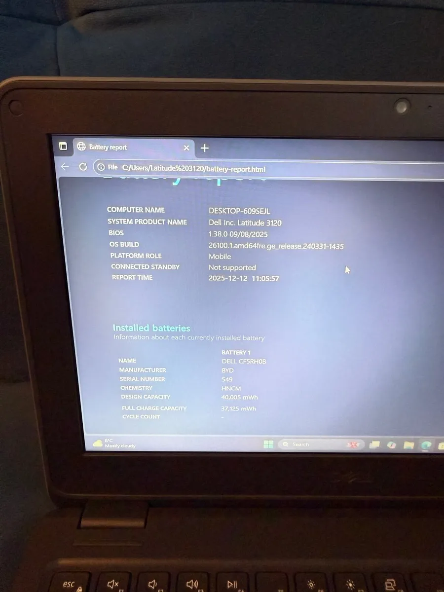 Dell Latitude 3120 Laptop Celeron/4GB/128SSD - Image 2