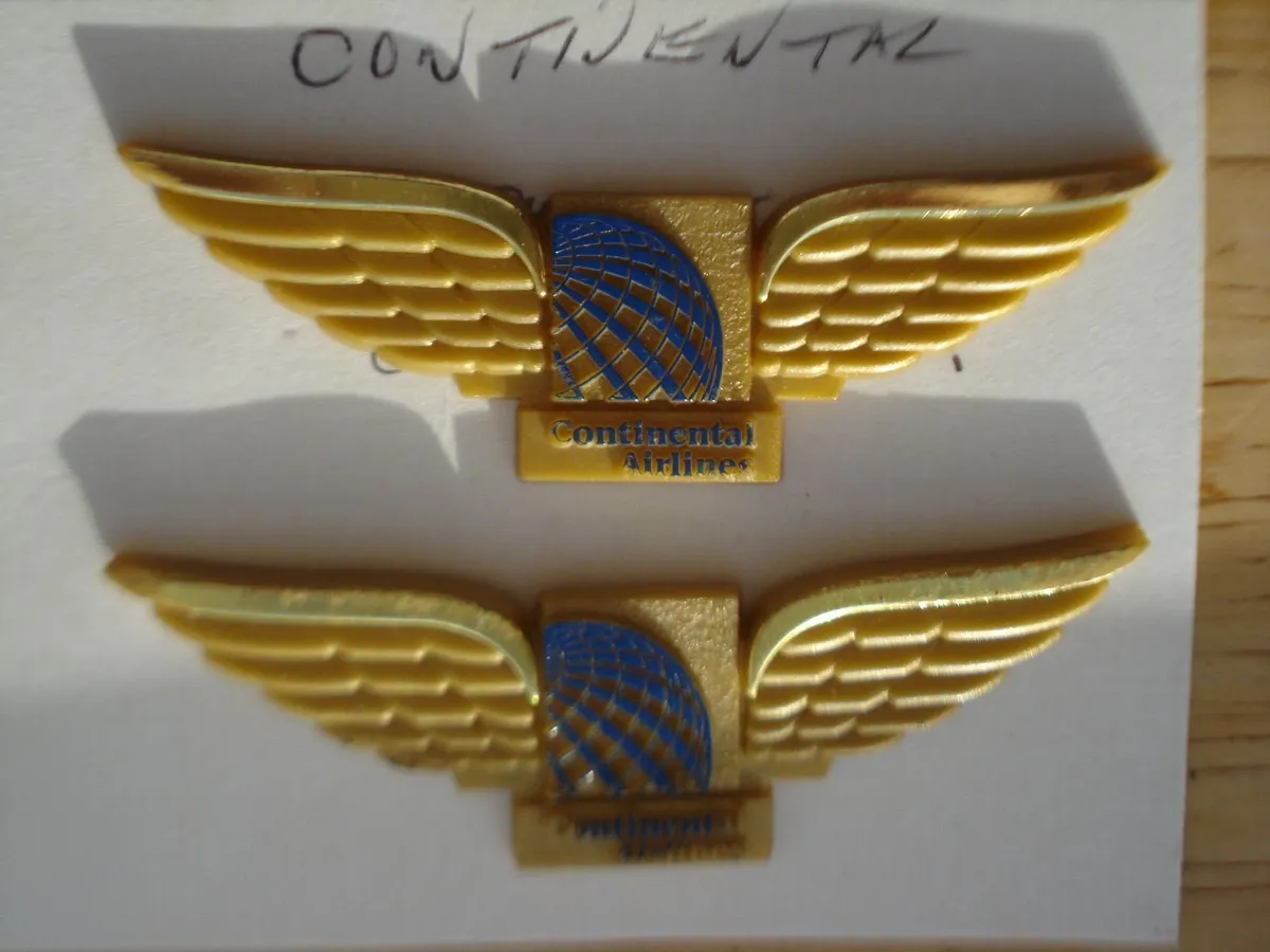 VINTAGE US AIRLINES CABIN CREW WINGS BADGES. 5. - Image 4