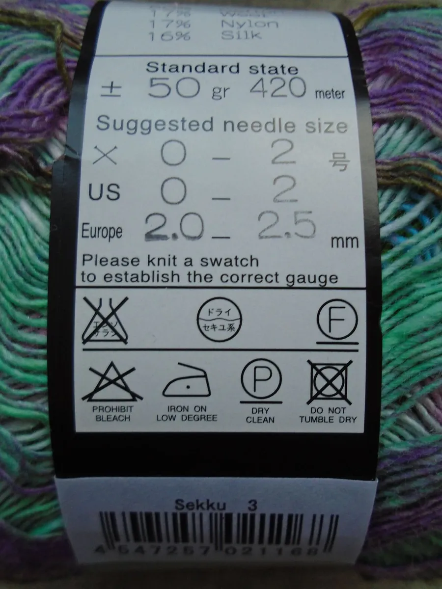 4x 50g balls Noro Sekku yarn, Knitting,crochet - Image 3