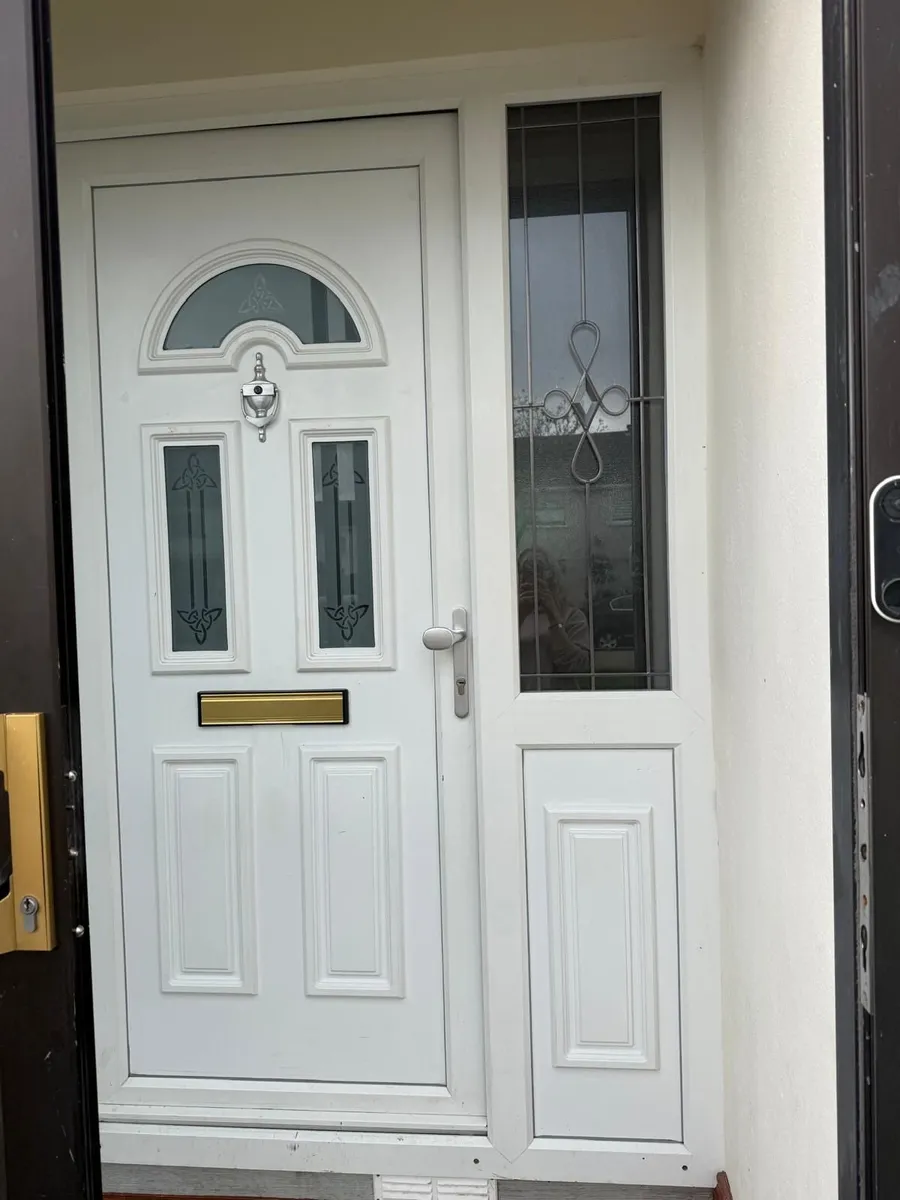 All white PVC front door - Image 2