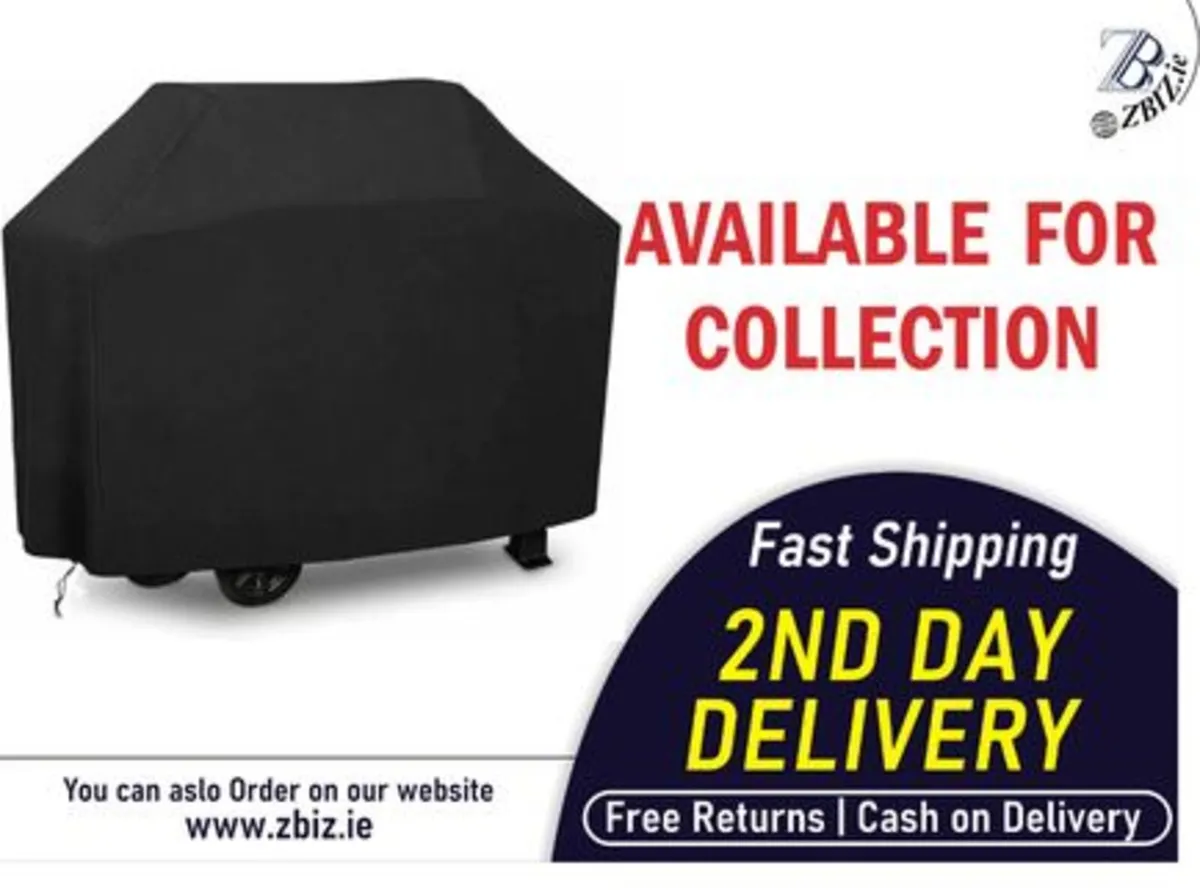 Large Windproof Rip-Proof Outdoor BBQ Cover - Image 1