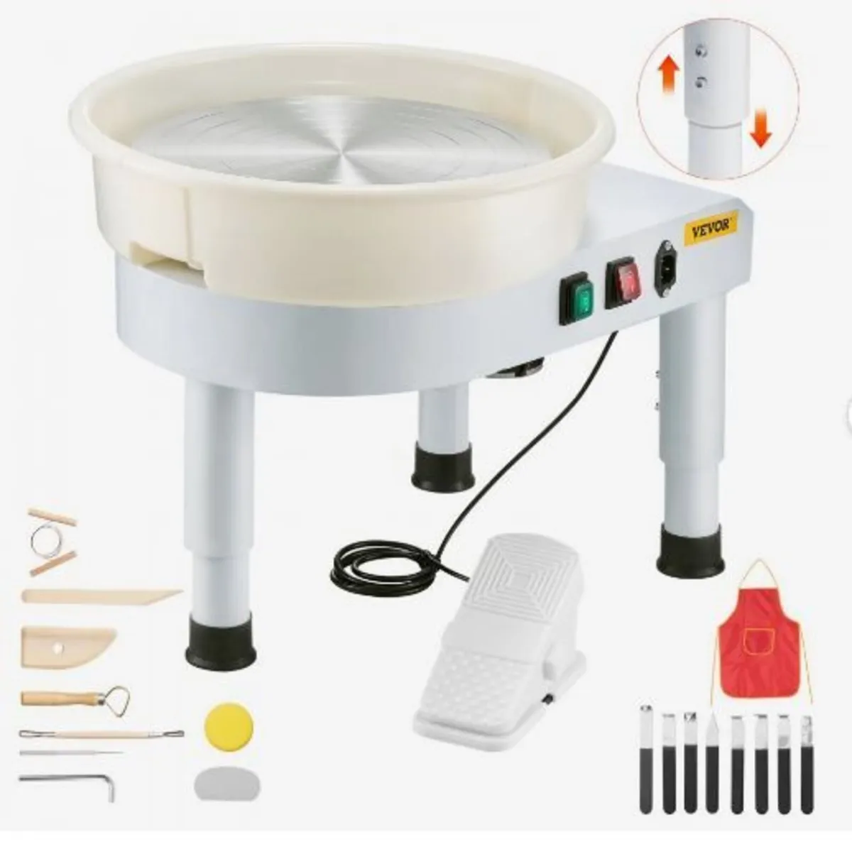 Pottery Wheel, 35 cm Ceramic Wheel Forming Machin - Image 1