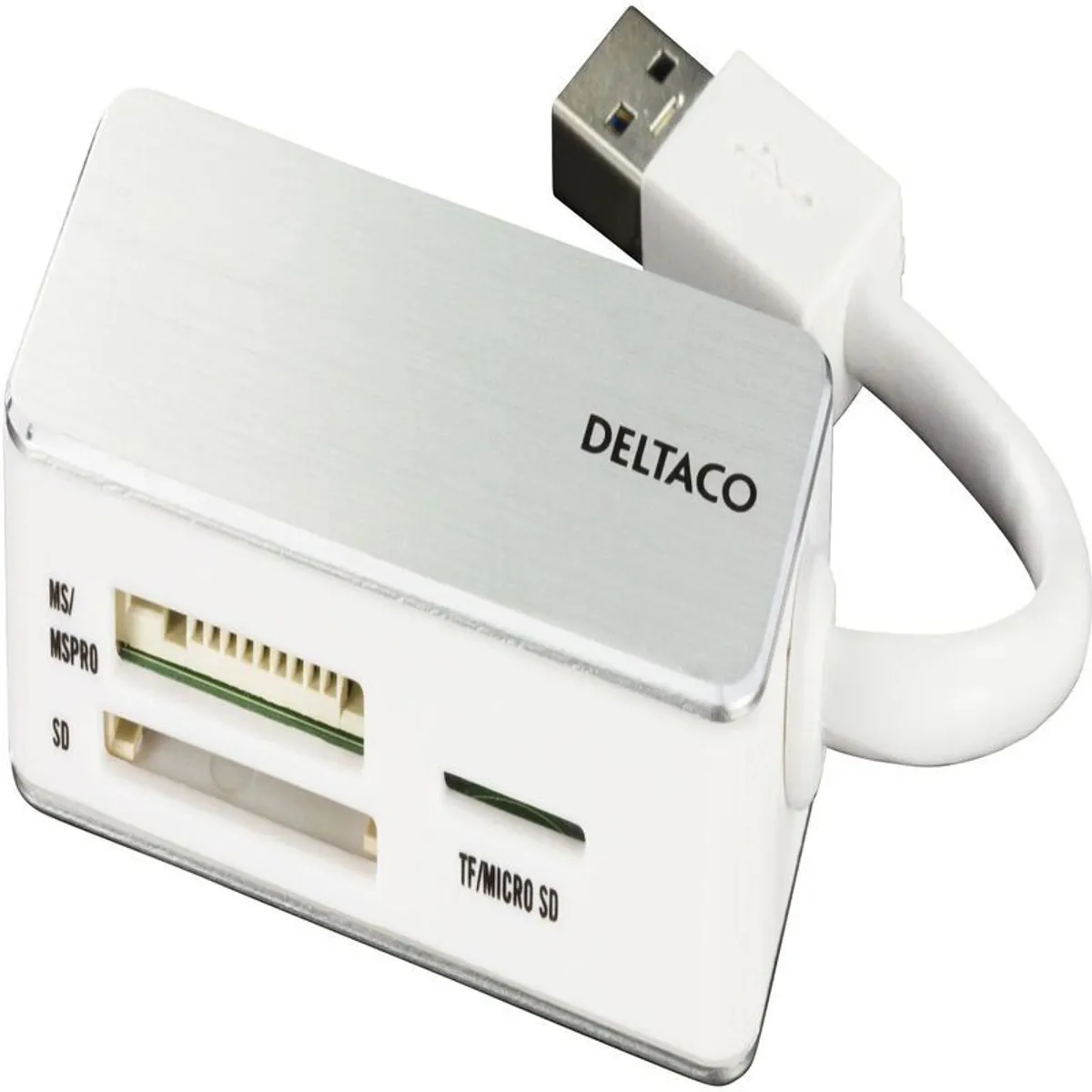 USB-A memory card reader for SDHC, microSD and MemoryStick - Image 1