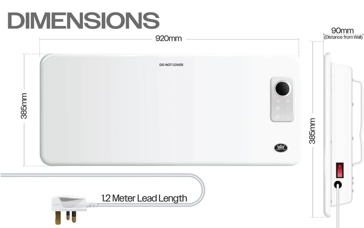 Panel Heater With Wifi Function 2KW - Image 3