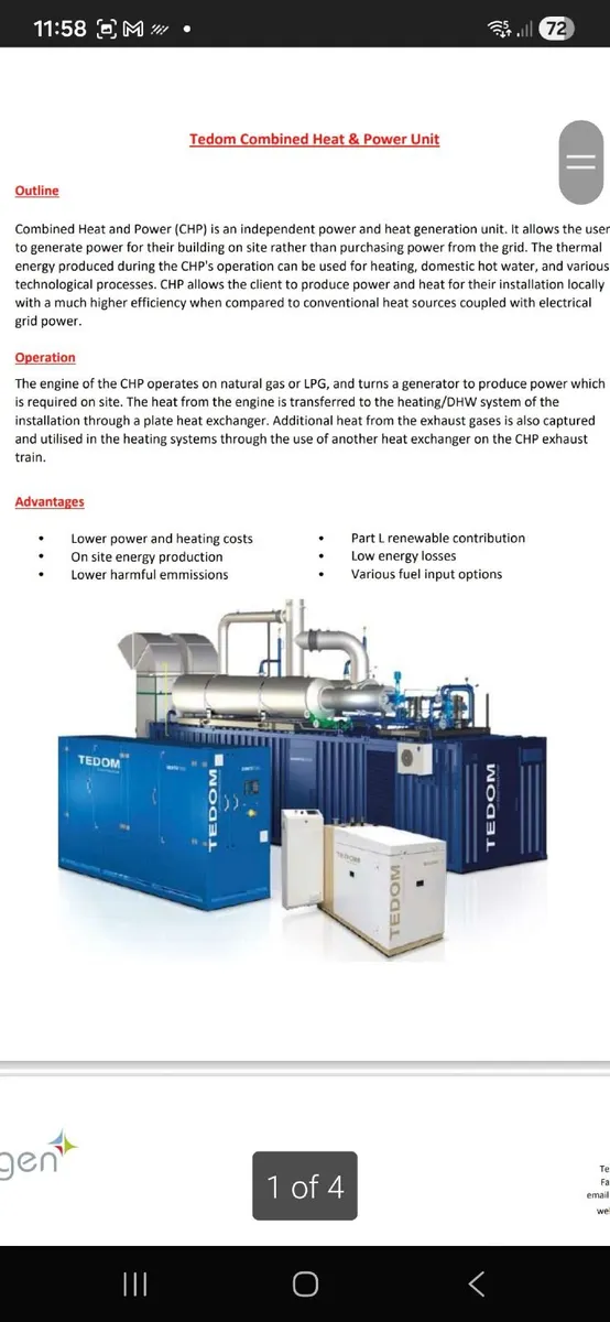 CHP LPG combined heat and power generator - Image 3