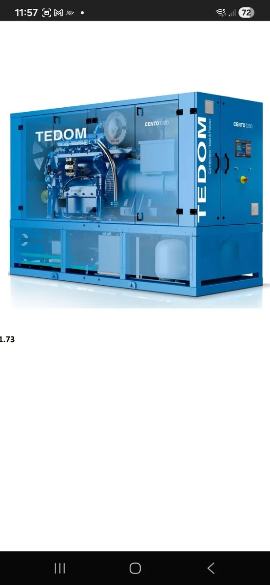 CHP LPG combined heat and power generator - Image 1