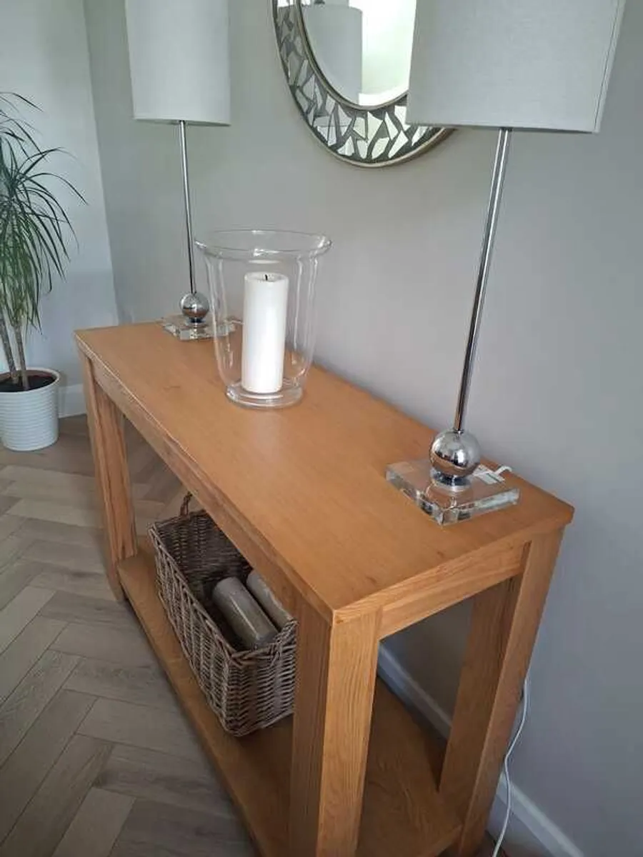 Oak Dining Table(extending) and Chair Set and Sideboard - Image 2