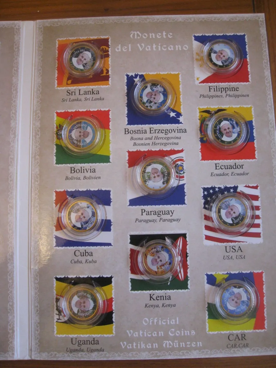 PILGRIMAGE 2015 OF THE POPE FRANCESCO COLORED UNC - Image 1